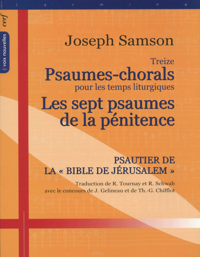 Picture of Treize Psaumes-chorals pour les temps liturgiques