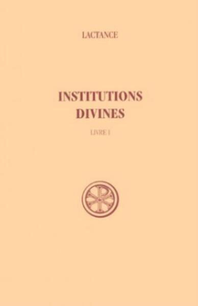 Picture of SC 326 INSTITUTIONS DIVINES, LIVRE I