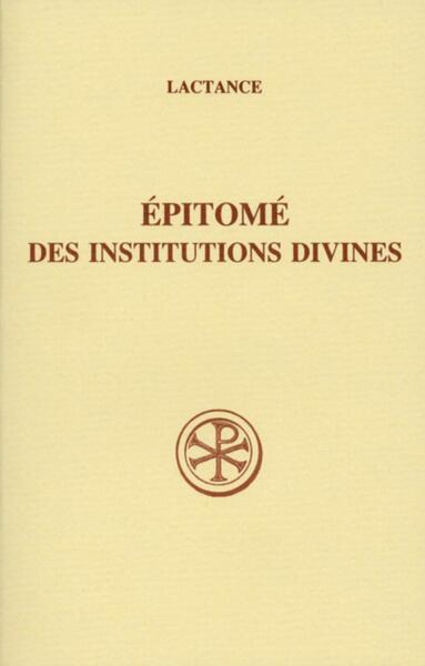 Picture of SC 335 ÉPITOMÉ DES INSTITUTIONS DIVINES