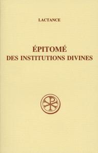 Picture of SC 335 ÉPITOMÉ DES INSTITUTIONS DIVINES