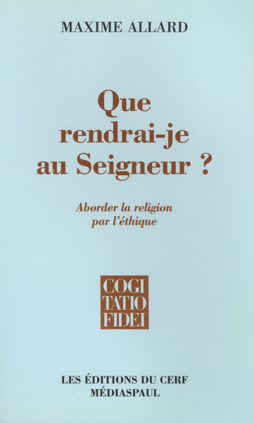 Image de Que rendrai-je au Seigneur ?