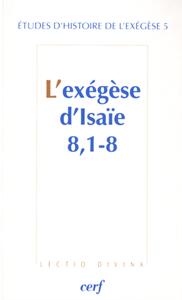 Picture of L'EXEGESE D'ISAIE 8 - 1-8