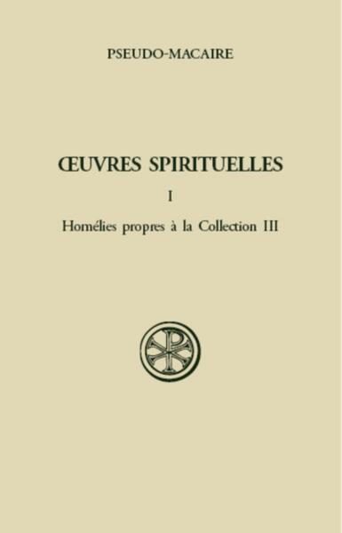 Picture of SC 275 OEUVRES SPIRITUELLES - TOME 1 HOMELIES PROPRES A LA COLLECTION III