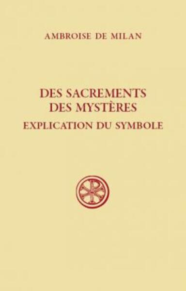 Picture of SC 25 DES SACREMENTS - DES MYSTERES - EXPLICATION DUSYMBOLE