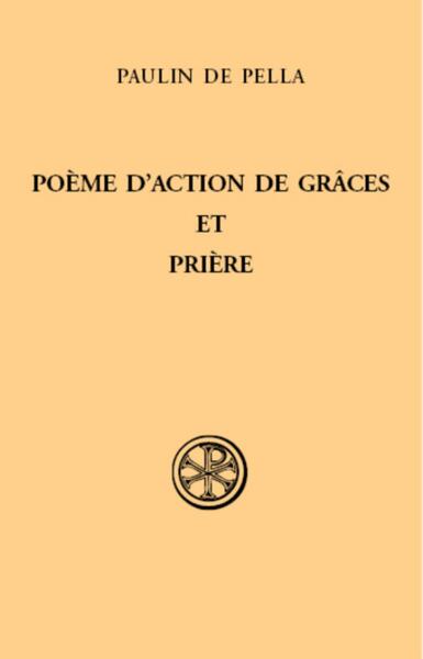 Picture of SC 209 POEME D'ACTION DE GRACES ET PRIERE