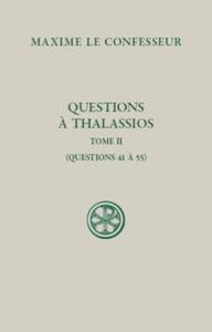 Picture of SC 554 QUESTIONS A THALASSIOS - TOME 2