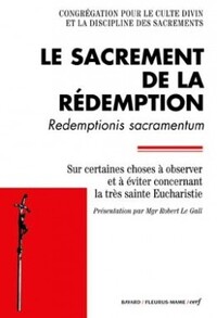 Image de LE SACREMENT DE LA REDEMPTION