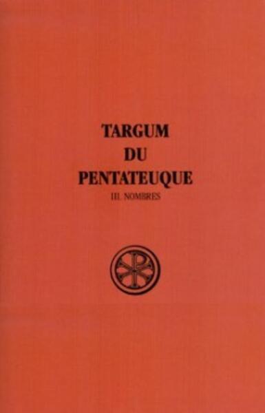 Picture of SC 261 TARGUM DU PENTATEUQUE - TOME 3 NOMBRES
