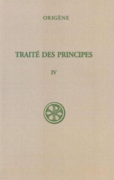 Picture of SC 269 TRAITE DES PRINCIPES - TOME 4