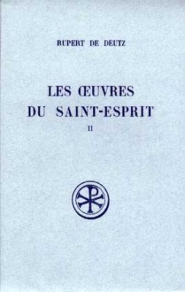 Picture of SC 165 LES OEUVRES DU SAINT-ESPRIT - TOME 2