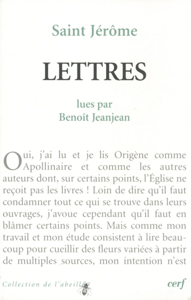 Picture of LETTRES DE SAINT JÉRÔME