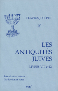Picture of LES ANTIQUITÉS JUIVES, LIVRES VIII-IX