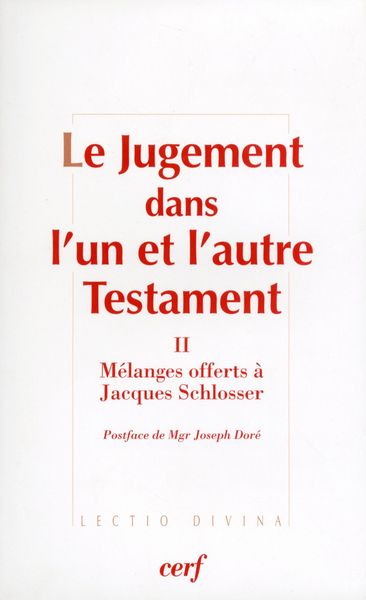 Image de LE JUGEMENT DANS L'UN ET L'AUTRE TESTAMENT, II