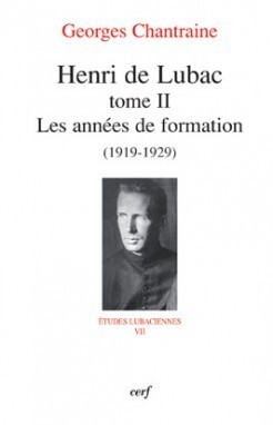 Picture of HENRI DE LUBAC - TOME 2 LES ANNEES DE FORMATION (1919-1929)
