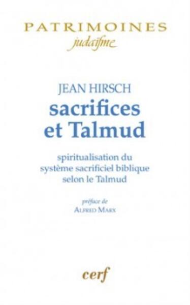 Image de SACRIFICES ET TALMUD