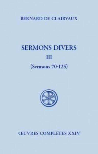 Picture of SC 545 SERMONS DIVERS, III