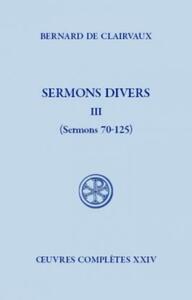 Picture of SC 545 SERMONS DIVERS, III