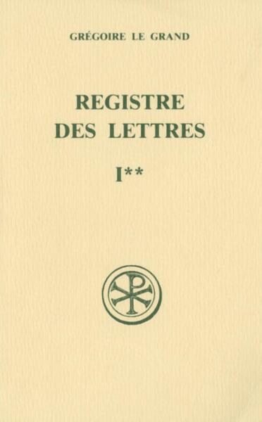 Picture of SC 371 REGISTRE DES LETTRES - TOME 1 LIVRES I ET II