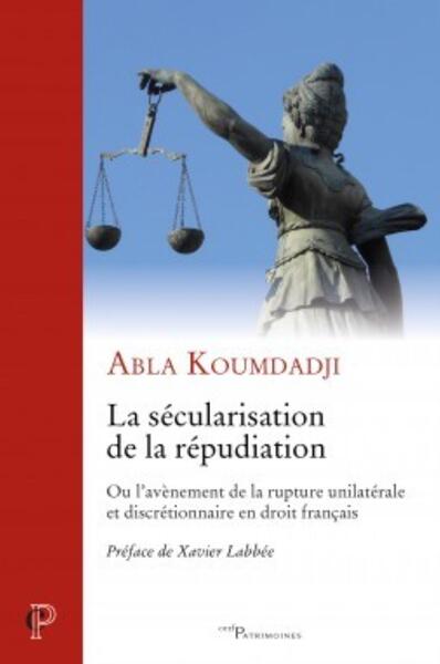 Picture of LA SÉCULARISATION DE LA RÉPUDIATION
