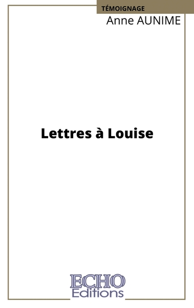Picture of Lettres à Louise
