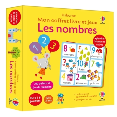 Picture of Les nombres - Mon coffret livre et jeux
