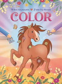Picture of J'aime les chevaux bloc de coloriage