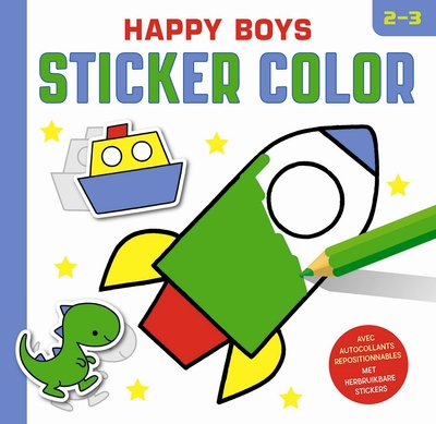 Picture of HAPPY BOYS STICKER COLOR (2-3 ANS)