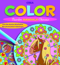 Image de CREA COLOR MANDALA CHEVAUX (AVEC DES DESSINS DETACHABLES)