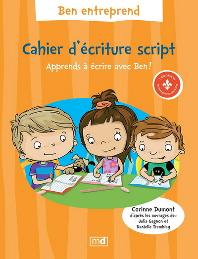 Picture of BEN ENTREPREND. CAHIER D'ECRITURE SCRIPT