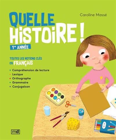 Picture of QUELLE HISTOIRE ! 1ERE ANNEE. TOUTES LES NOTIONS CLES EN FRANCAIS