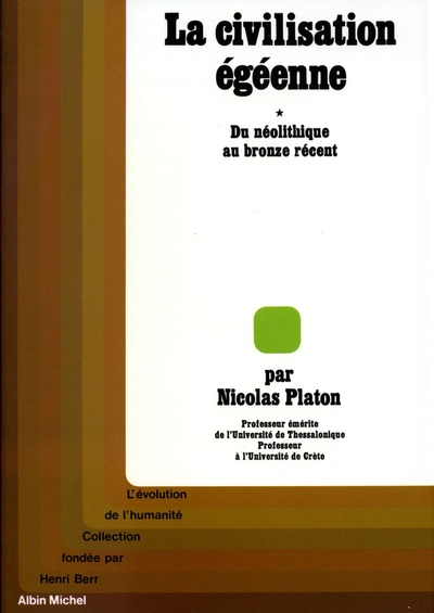 Picture of La Civilisation égéenne - tome 1