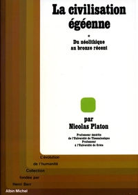Picture of La Civilisation égéenne - tome 1