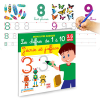 Picture of Livre ardoise les chiffres de 1 à 10 français