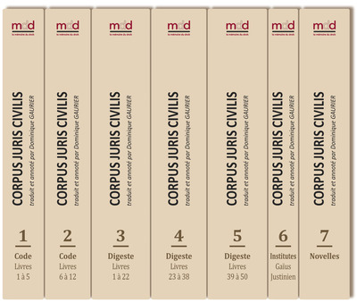 Picture of Corpus Juris Civilis (nouvelle traduction de D. Gaurier)