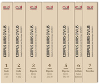 Picture of Corpus Juris Civilis (nouvelle traduction de D. Gaurier)