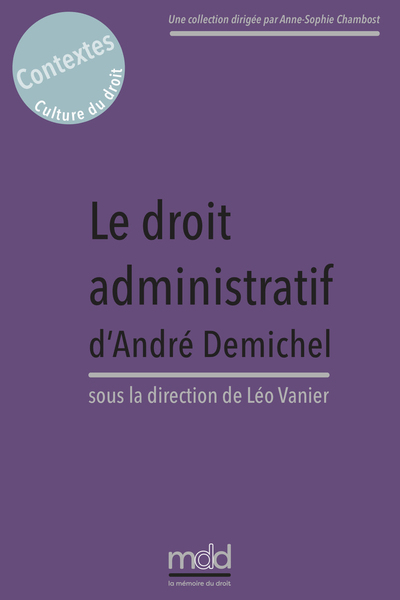 Image de Le droit administratif d'André Demichel