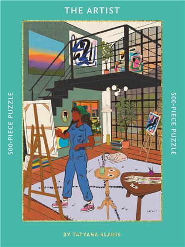 Picture of The Artist : A 500-Piece Jigsaw Puzzle /anglais