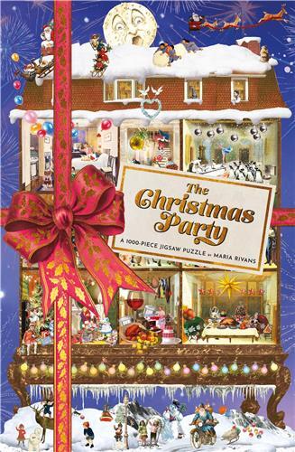 Picture of The Christmas Party : A 1000-Piece Jigsaw Puzzle by Maria Rivans /anglais