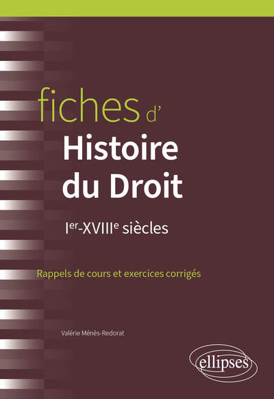 Image de Fiches d'Histoire du Droit