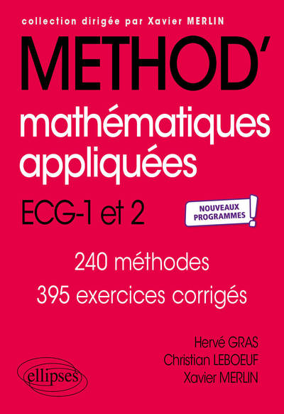 Image de Mathématiques appliquées - ECG 1re et 2e années - Nouveaux programmes