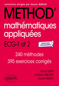 Image de Mathématiques appliquées - ECG 1re et 2e années - Nouveaux programmes