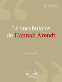Picture of Le vocabulaire de Hannah Arendt