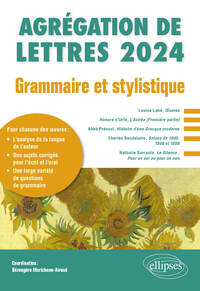 Image de Grammaire et stylistique. Agrégation de Lettres 2024