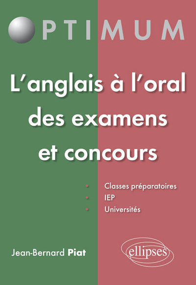 Image de L’anglais à l’oral des Examens et Concours
