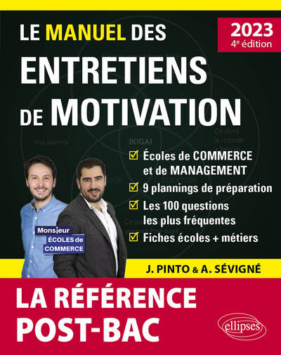 Image de Le Manuel des entretiens de motivation « POST-BAC » - Concours aux écoles de commerce - Édition 2023