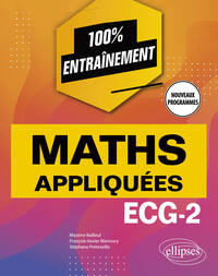 Picture of Mathématiques appliquées - ECG-2 - Programme 2022