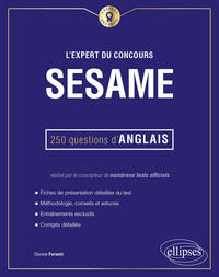 Picture of L'Expert du concours SESAME - 250 questions d'anglais