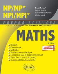 Picture of Mathématiques MP/MP* - MPI/MPI* - Programme 2022