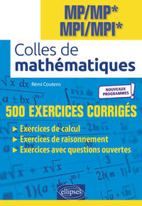 Picture of Colles de Mathématiques - MP/MP* MPI/MPI* - Programme 2022