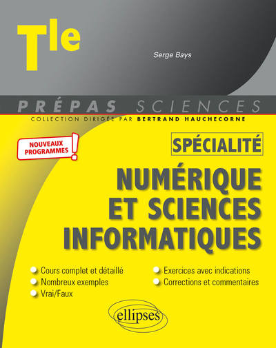Picture of Spécialité Numérique et sciences informatiques - Terminale - nouveaux programmes